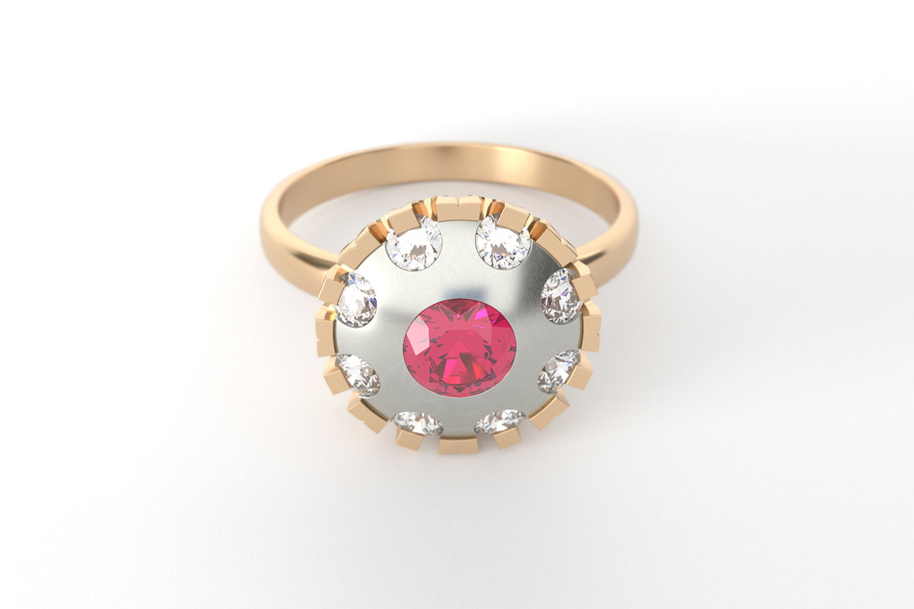 Ring CAD model by Nick Bell at
