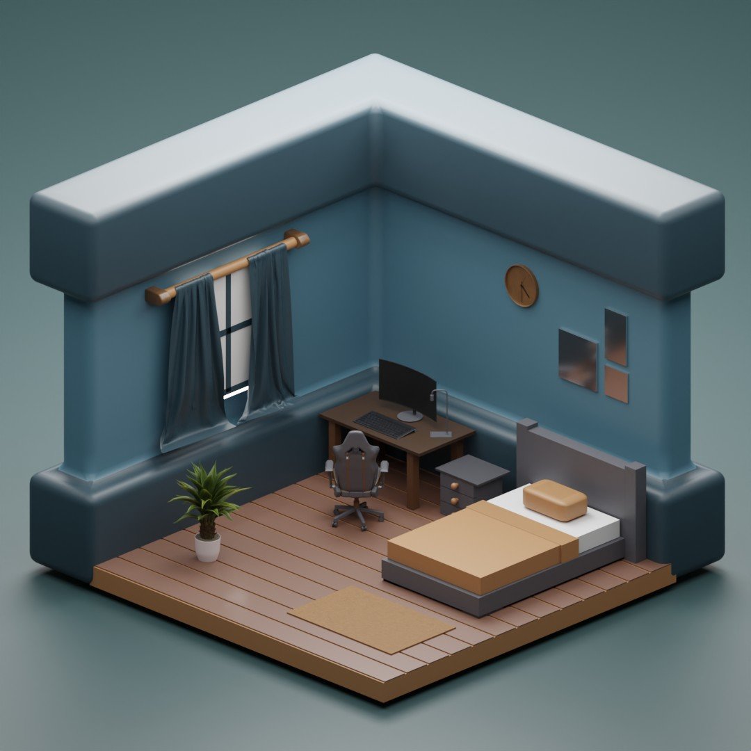 3d room # 1 by Hazem Ibrahim at Coroflot.com