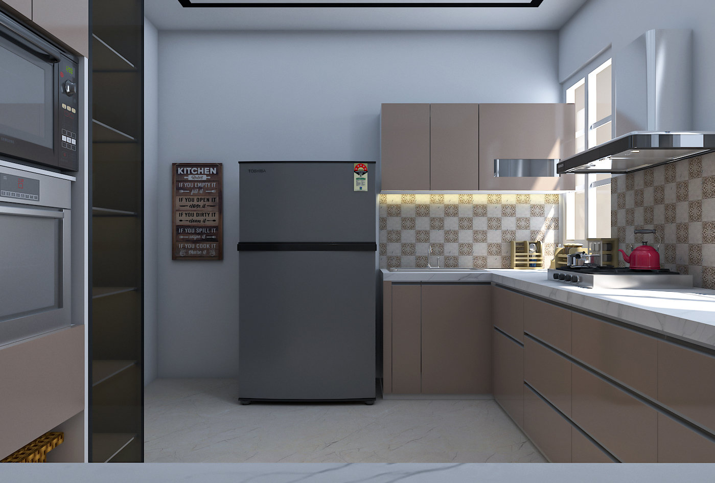 Interior Design of Kitchen by Rohit Sharma at Coroflot.com