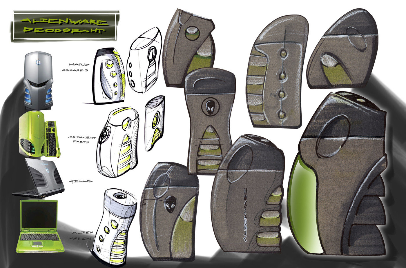 Student Work - Alienware Deodorant Branding by Thomas Mitchell at ...