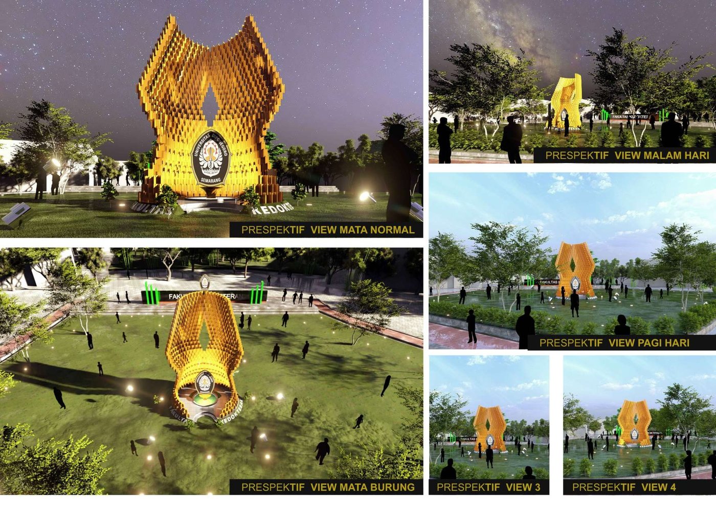 Sayembara Desain Tugu Fakultas Kedokteran UNDIP 1 St Winner by Akhdiat ...
