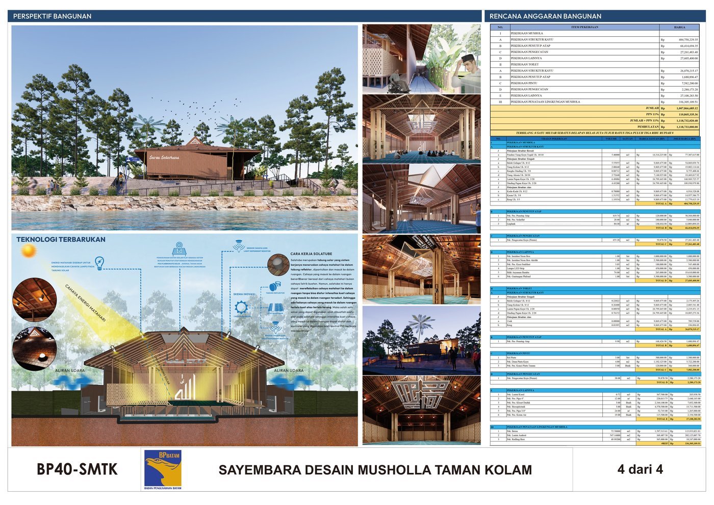 Sayembara Desain Mushola Taman Kolam Sekupang Batam by Akhdiat Iqbal ...