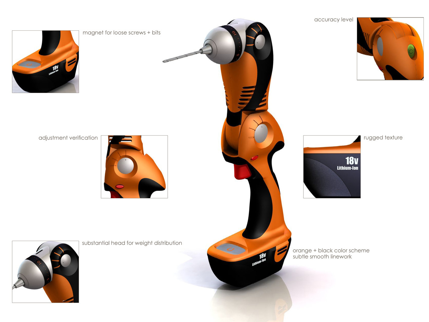PRODUCT Power Drill Concept by Kyle Gati at