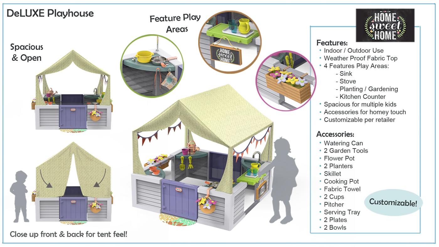 Little Tikes Bungalow Playhouses by Regina Donovan at