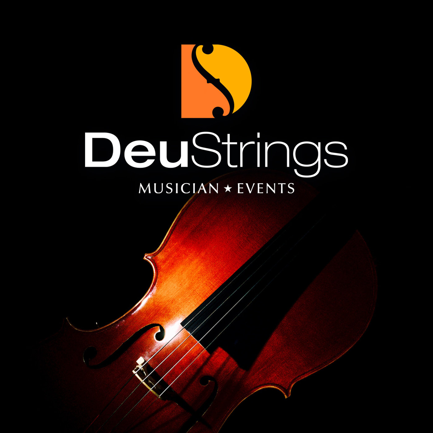 DeuStrings Musician & Events logo by Osvaldo Rey at Coroflot.com