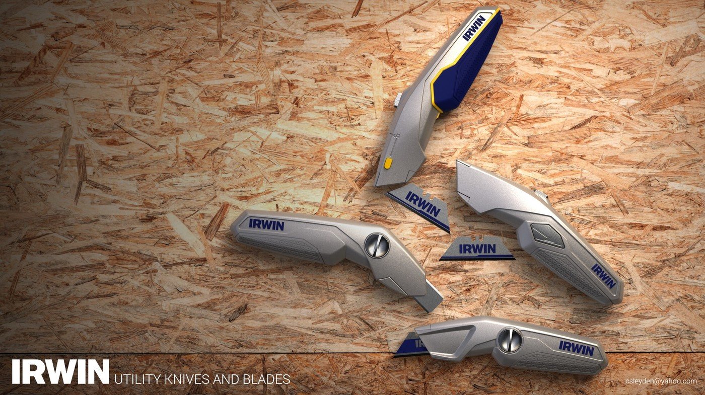 Utility Knives and Blade line IRWIN Tools by Christian Leyden at
