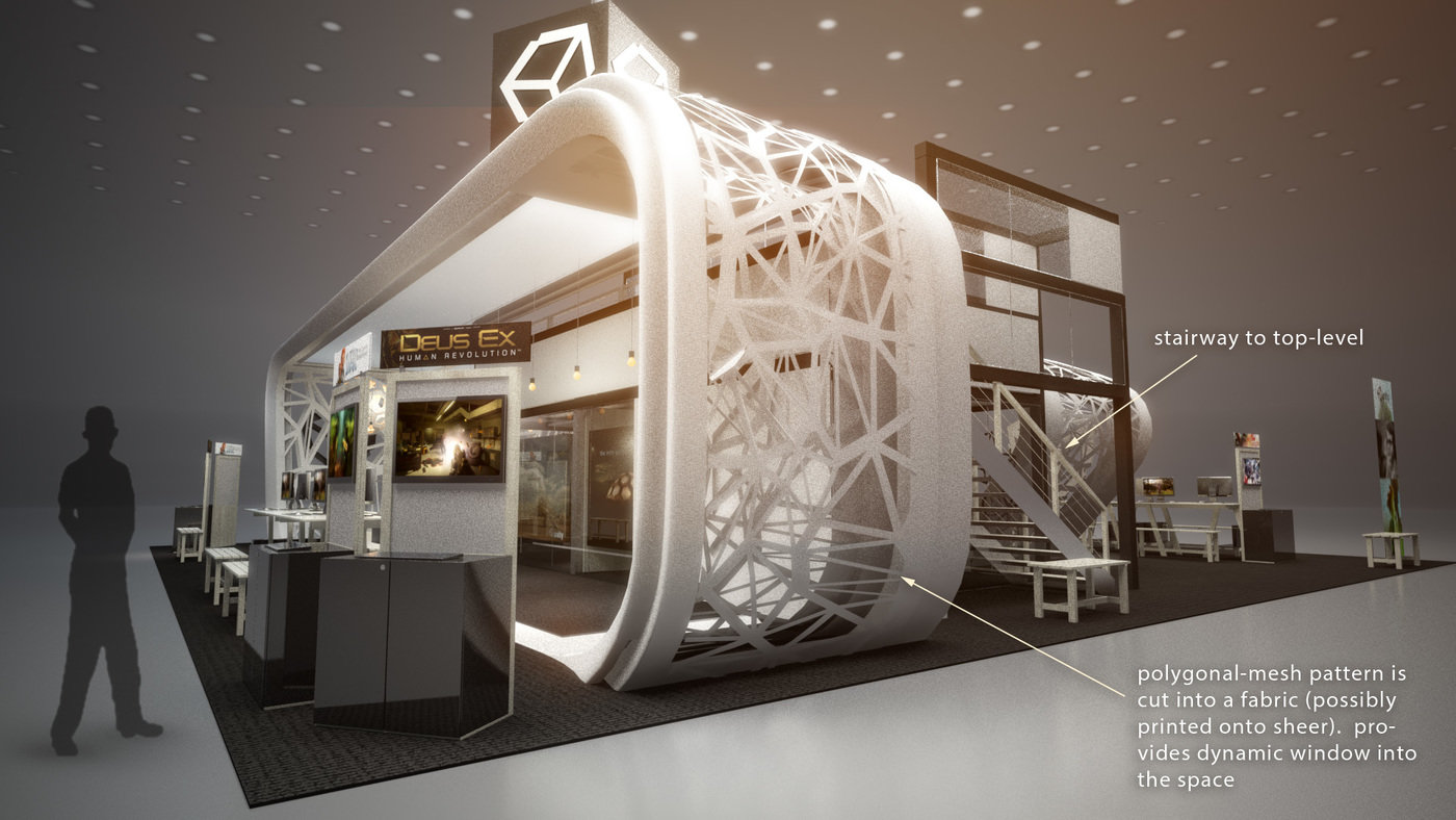 UNITY Games Exhibit Concepts by Daniel Rutkowski at Coroflot.com