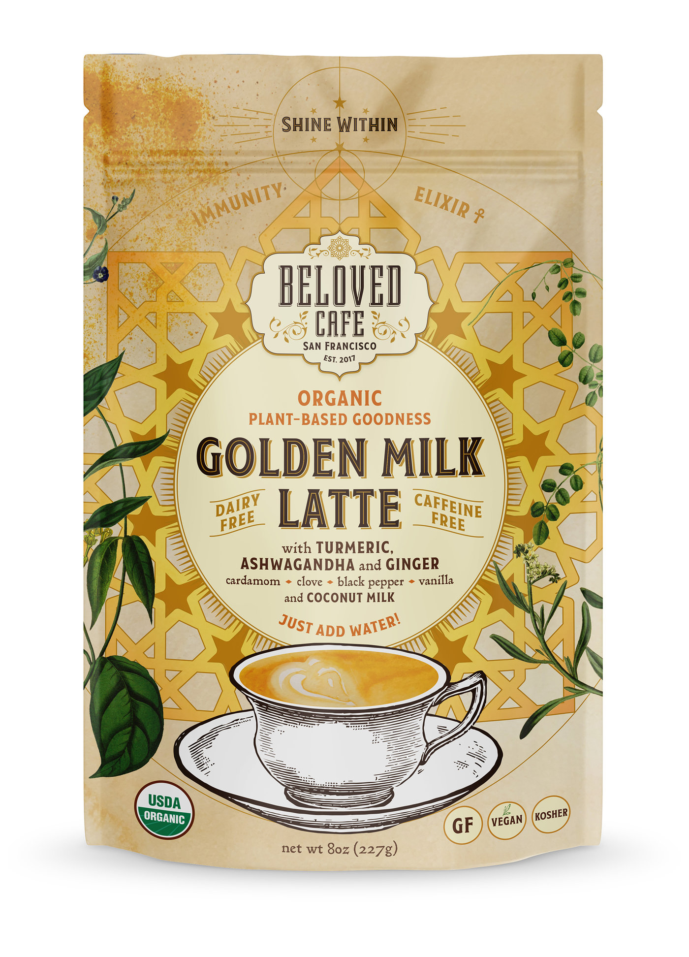 Beloved SF Golden Milk Latte Package by Diane Benjamin at