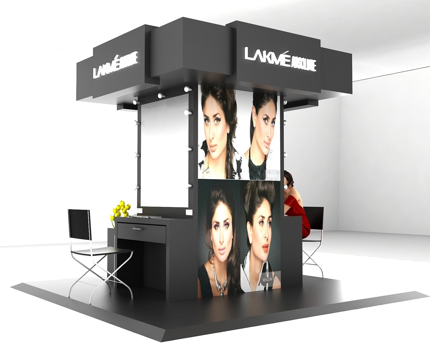 Lakme Absolute Mall Display, Dubai by chanchal Sharma at Coroflot.com