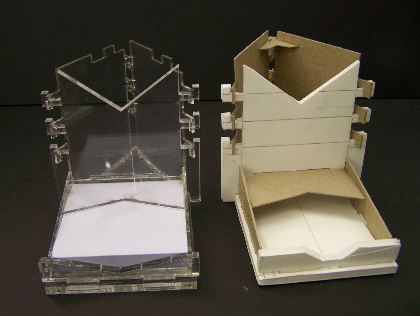 FlatPacked Accrylic Pencil Holder by Joe Kasper at