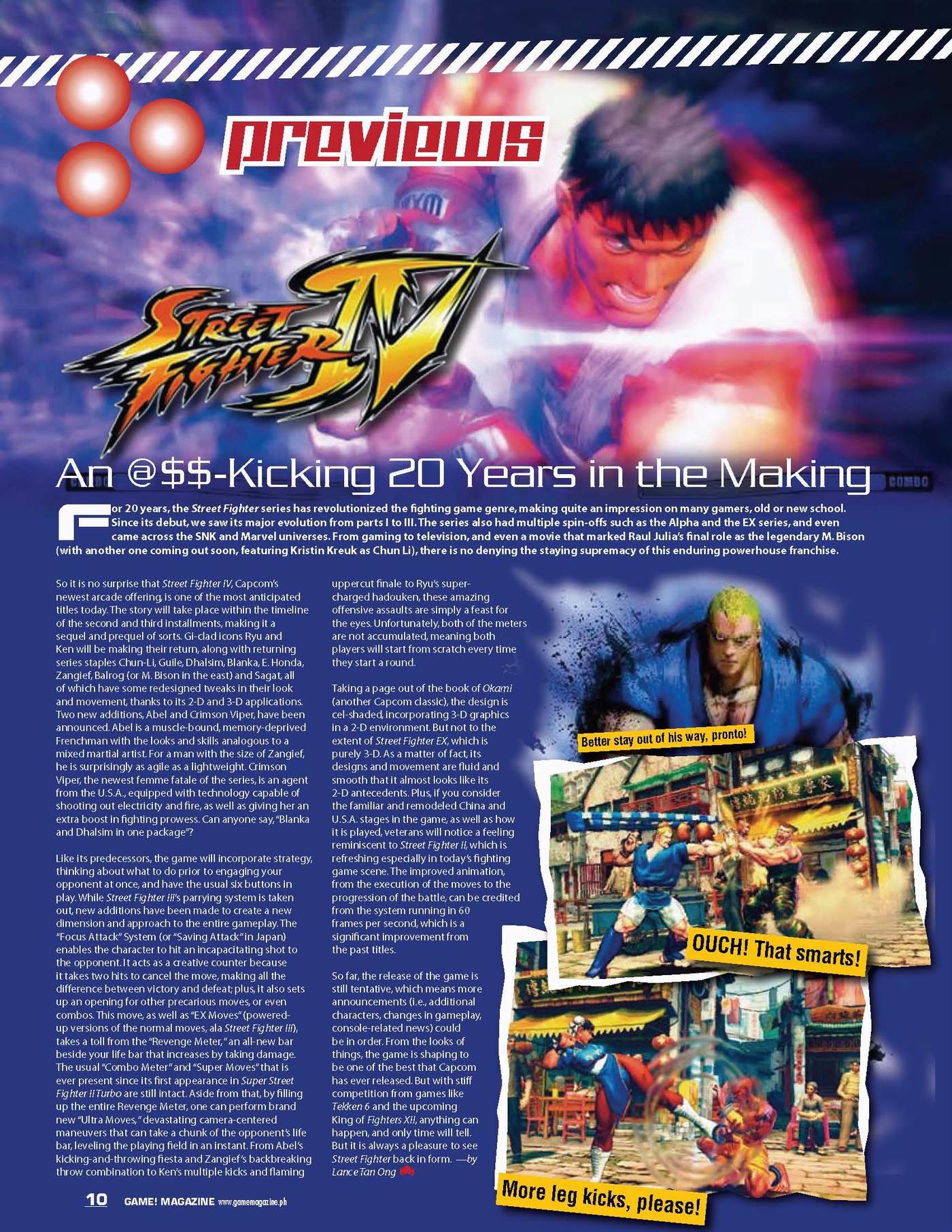GAME Magazine Inside Pages by Patrick Milan at Coroflot.com