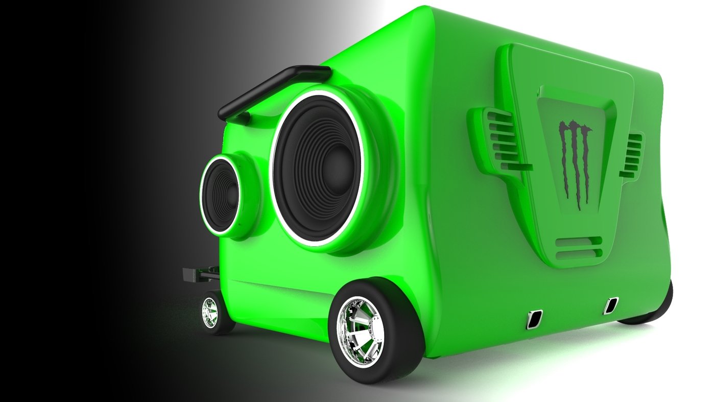 Monster Energy Tailgate Entertainment System by Gebre Mesquitta at