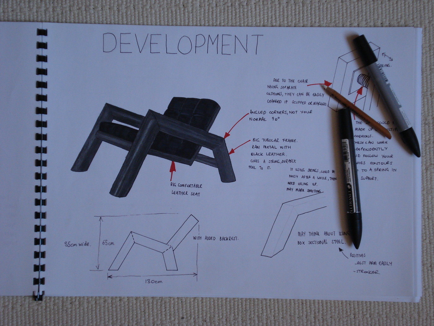 Art Deco Chair Design by Ashley Parker at