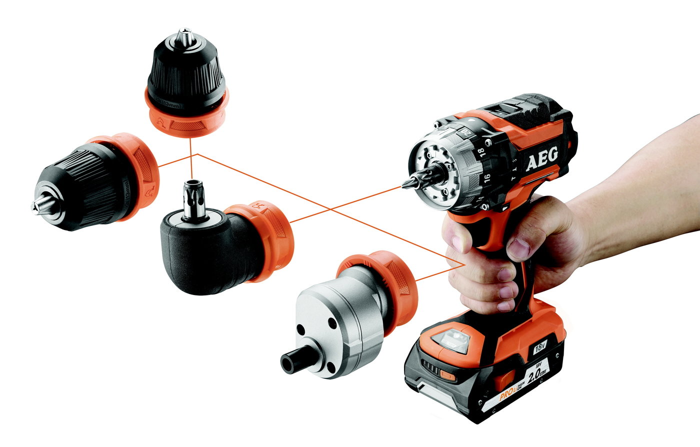 AEG Brushless Hammer Drill BSB 18 CBL by Vincent W.S Chan at Coroflot.com