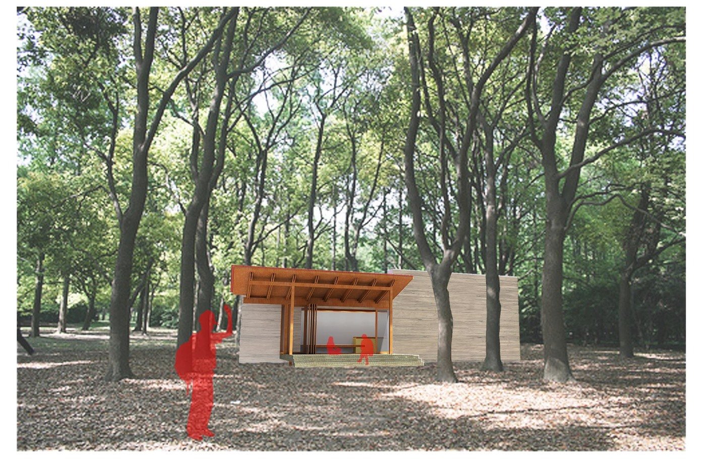Cabin On Winery Grounds By Chad Butterworth At Coroflot Com