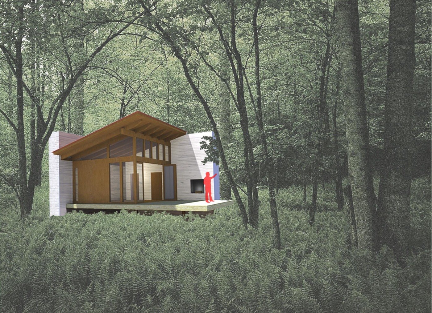 Cabin On Winery Grounds By Chad Butterworth At Coroflot Com