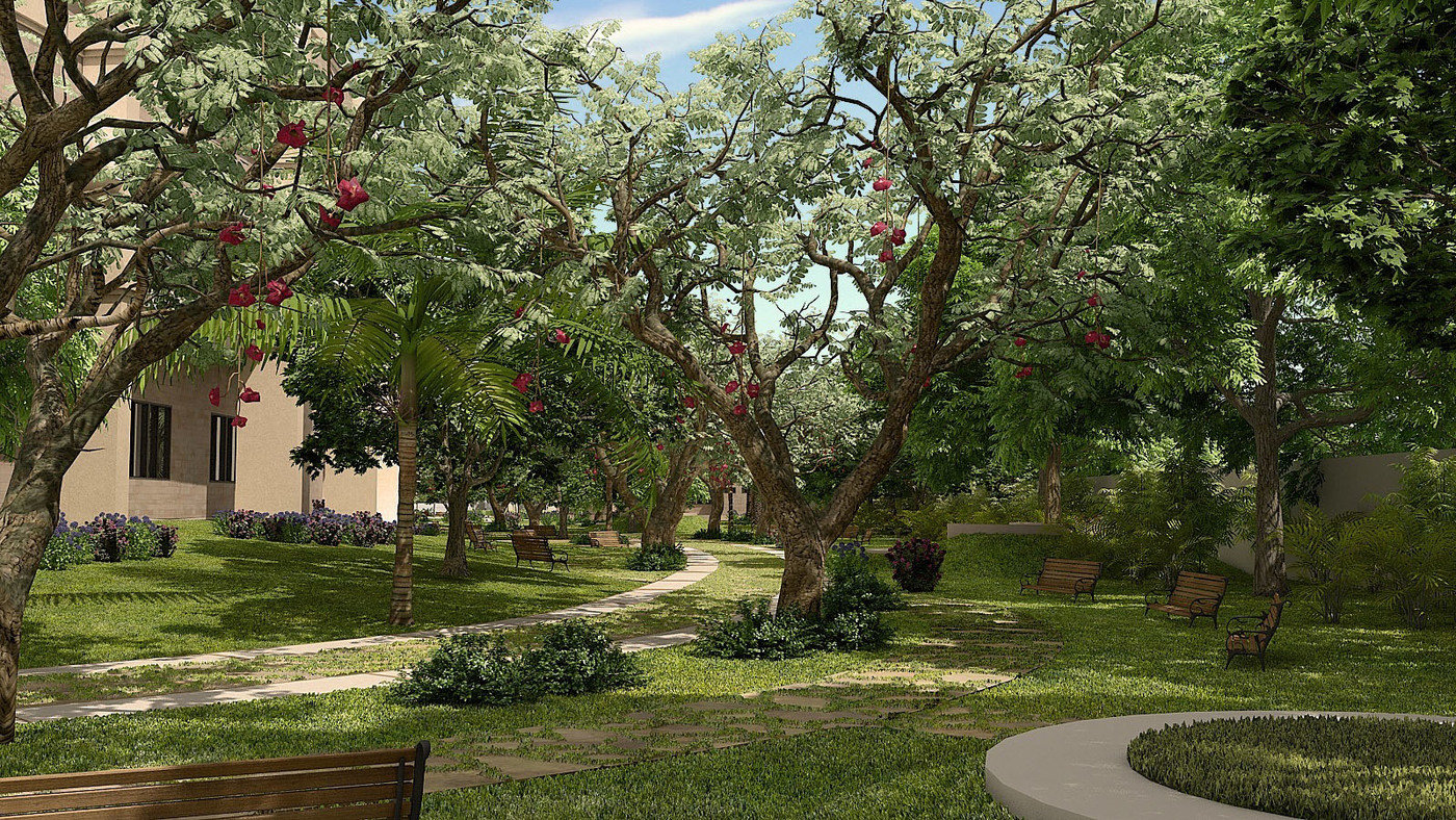 View of THESIS University campus A GREEN DESIGN by Asim Tufail at Coroflot.com