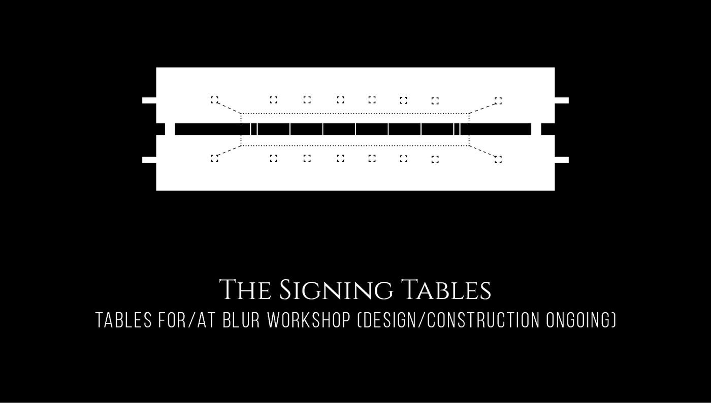 Signatory Table Example The Signing Tables by Tim KEEPERS at Coroflot.com