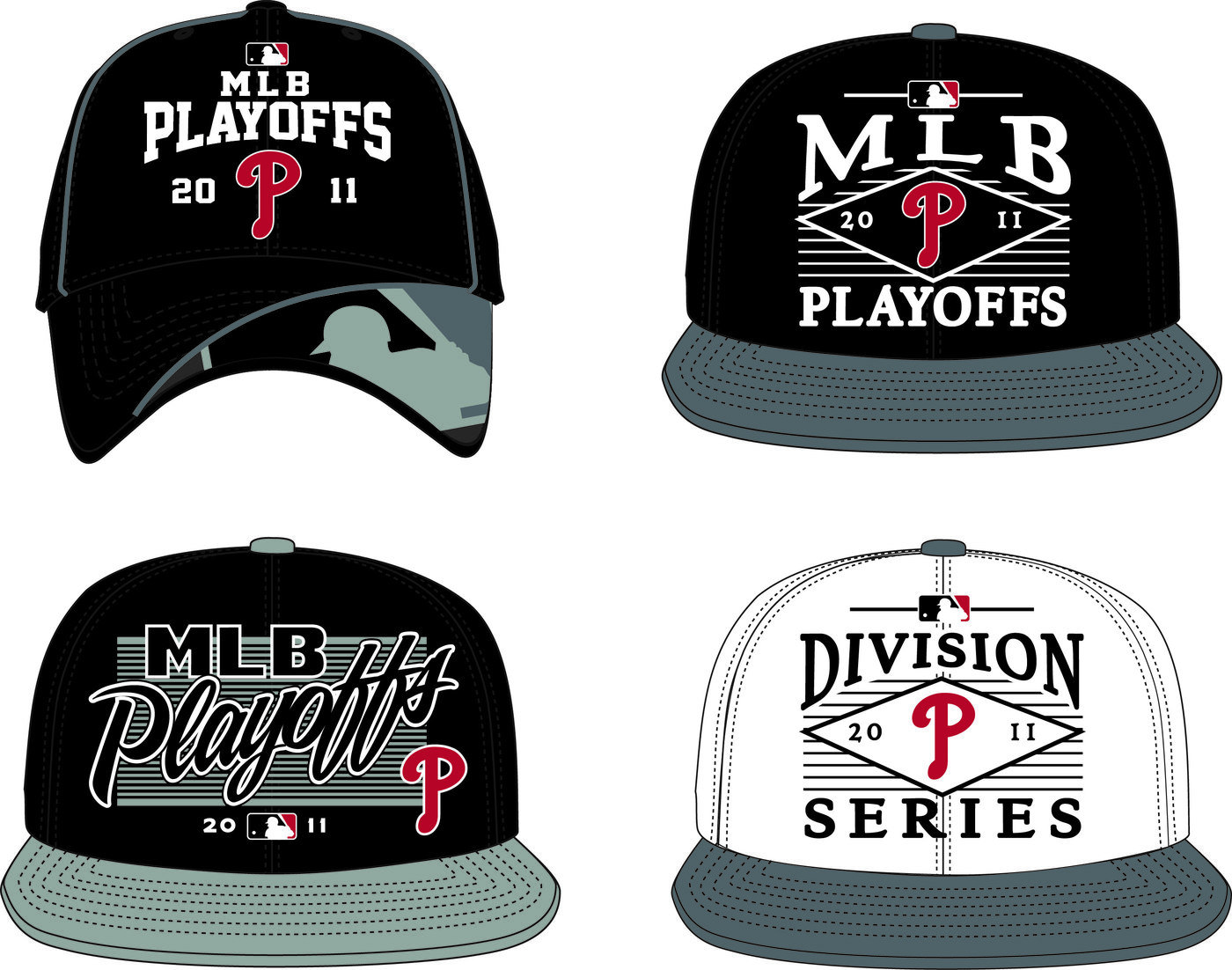 mlb playoff hats