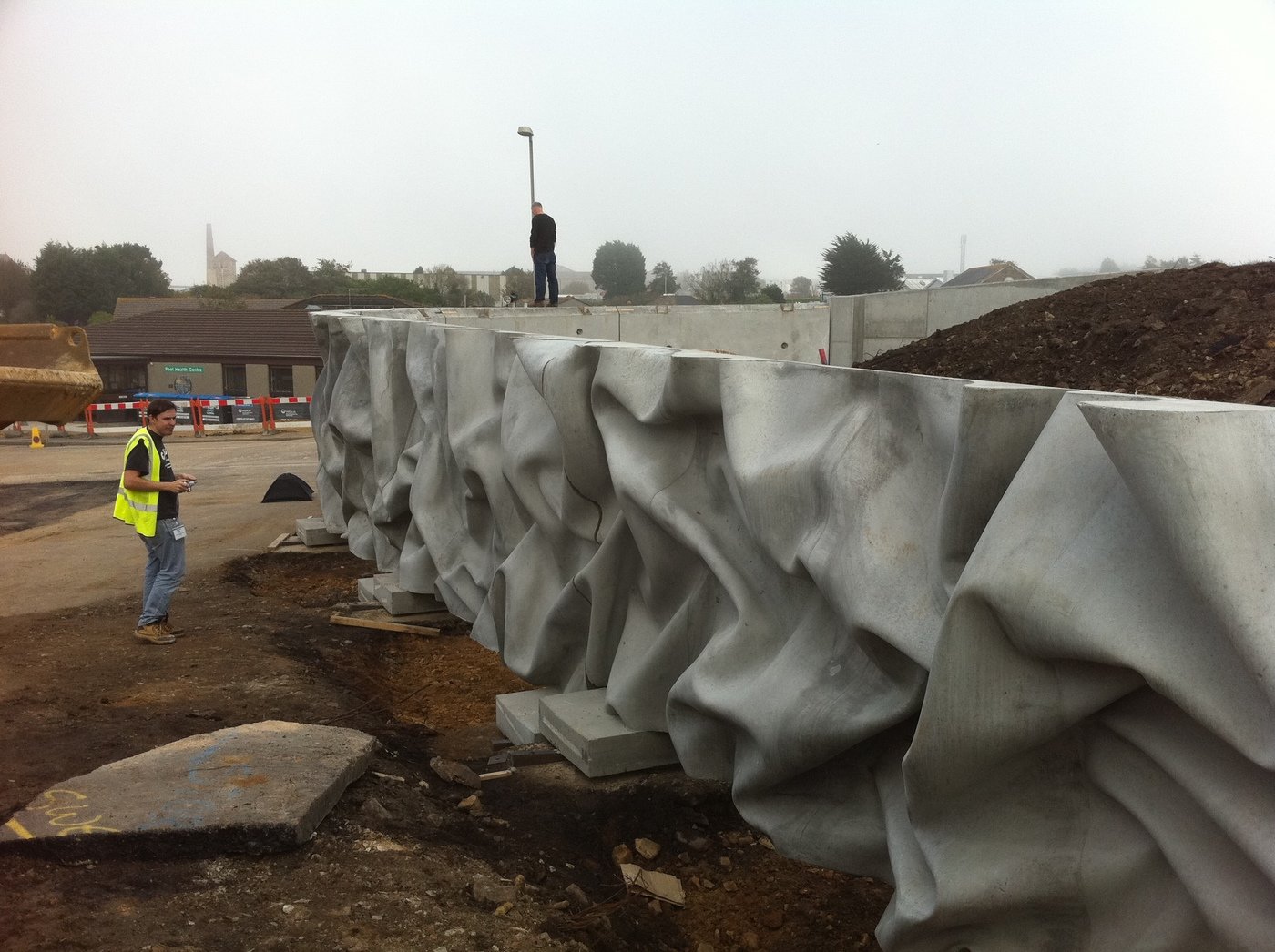 Crushed Wall by Richard Stump at