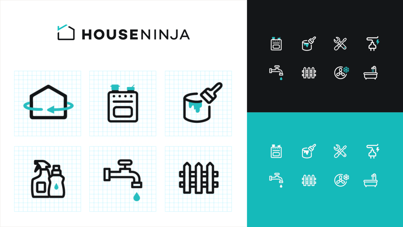House Ninja Branding by Stephanie D'Aurio at