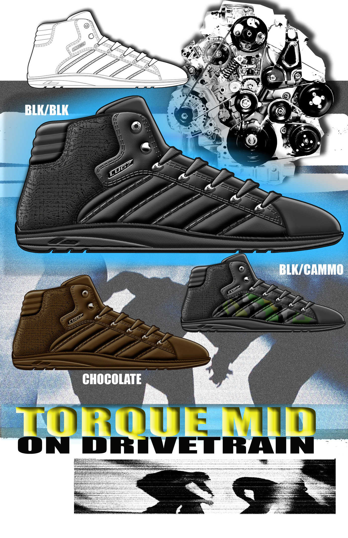 Footwear design by Ray Wu at