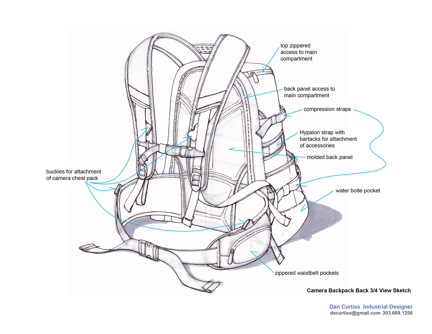 Camera Bag Designs by Dan Curtiss at Coroflot.com