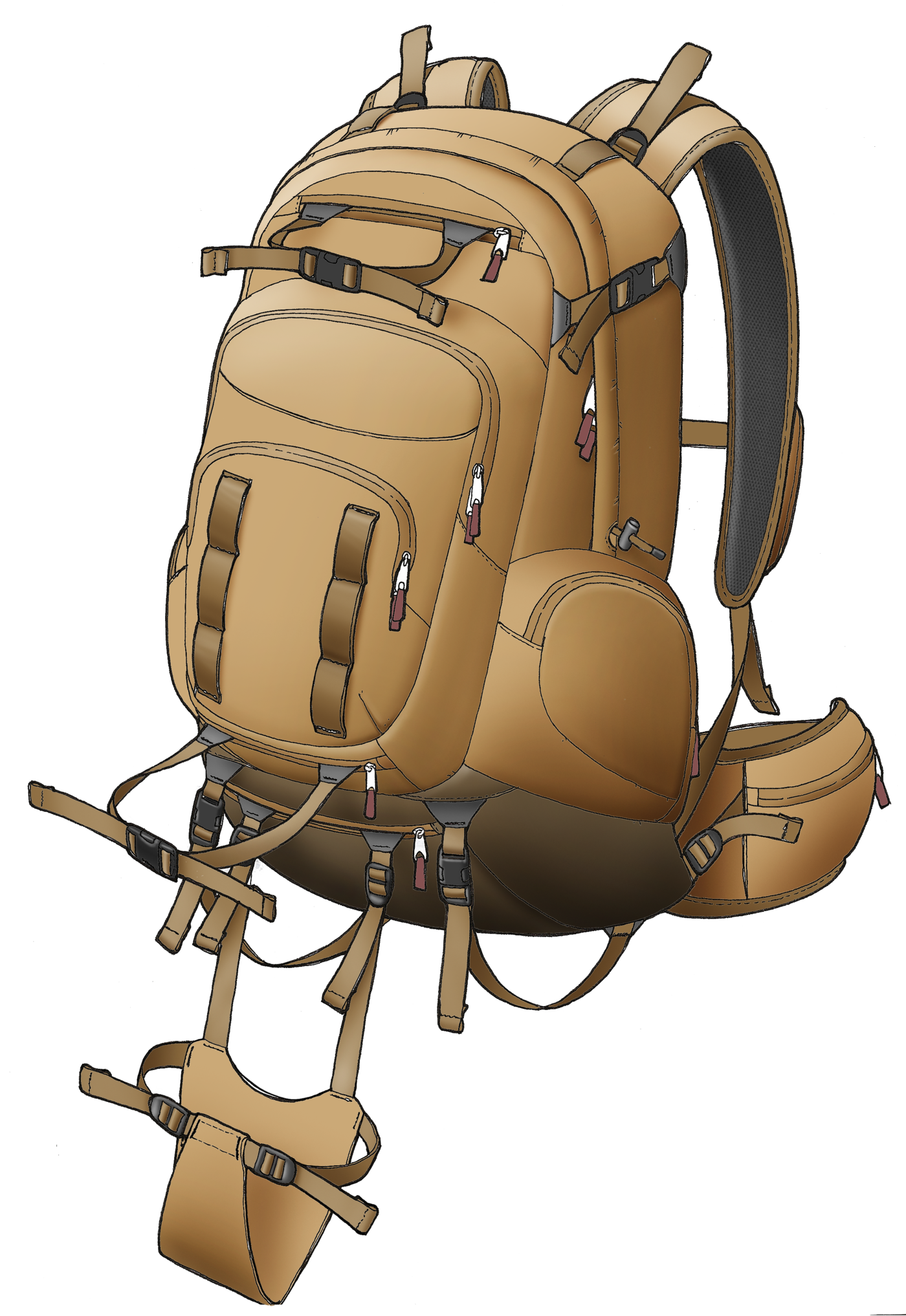 Hunting Backpack by Dan Curtiss at