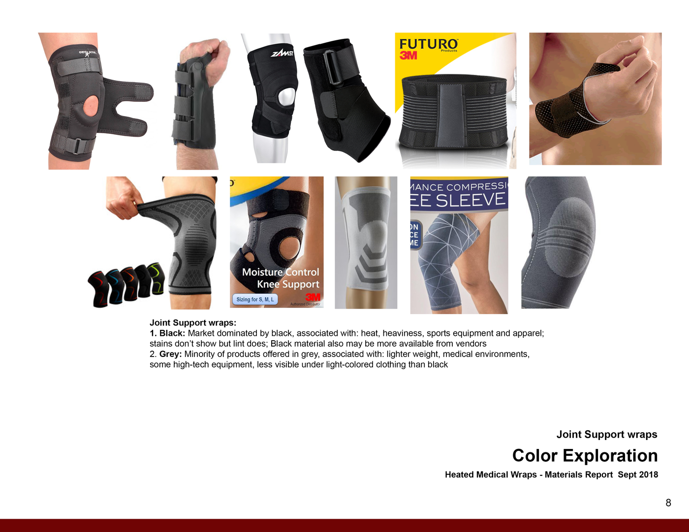 Heated Medical Wraps Materials Research by Dan Curtiss at