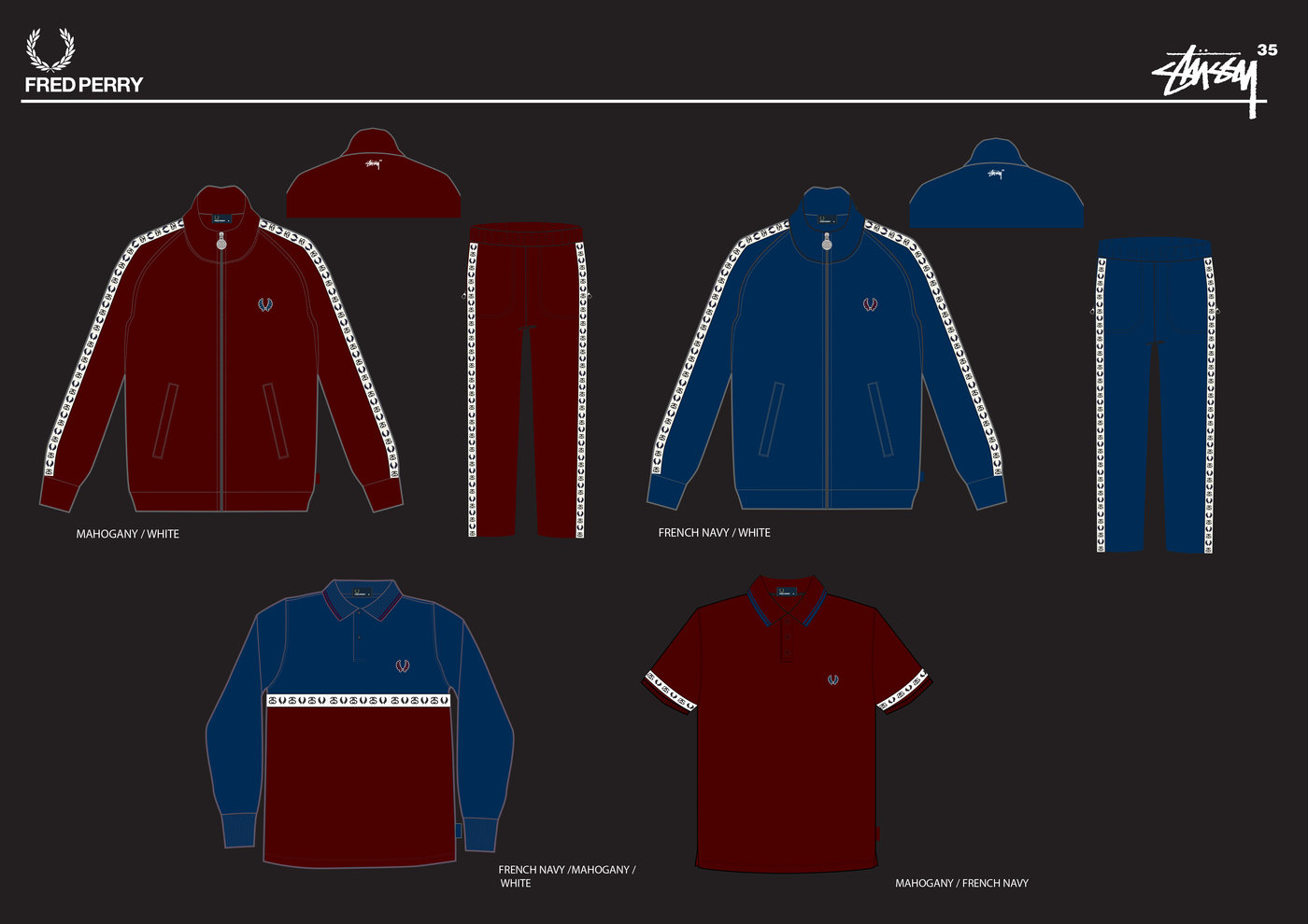 Download Fred Perry X Stussy Collab Aw15 By Robert Wallace At Coroflot Com