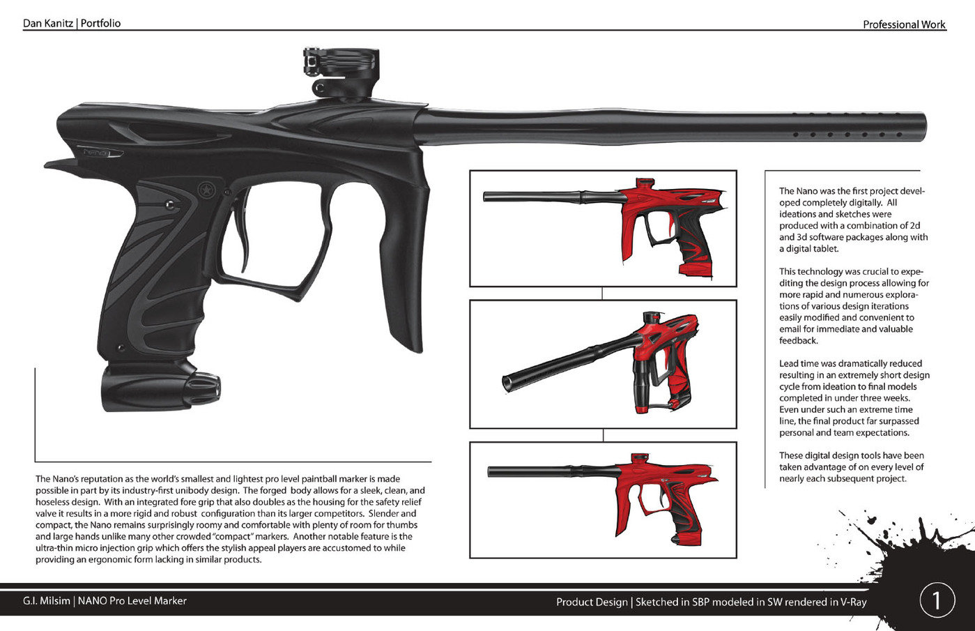 Nano 50 Caliber Marker by Dan Kanitz at Coroflot.com