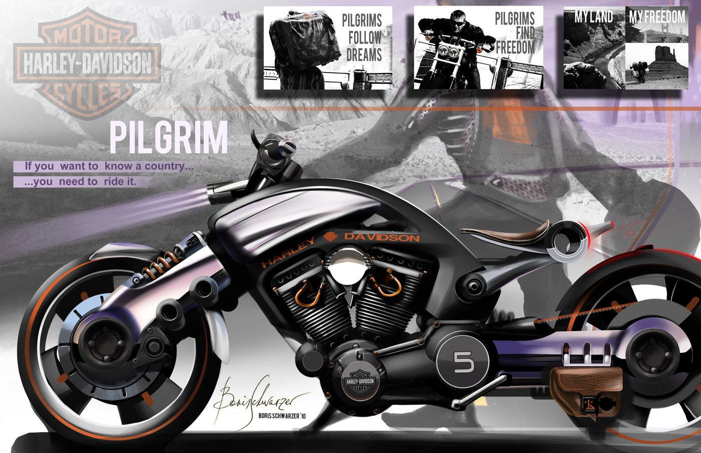 Harley-Davidson Pilgrim 2020 by Boris Schwarzer at ... Harley-Davidson Pilgrim 2020 by Boris Schwarzer at ...
