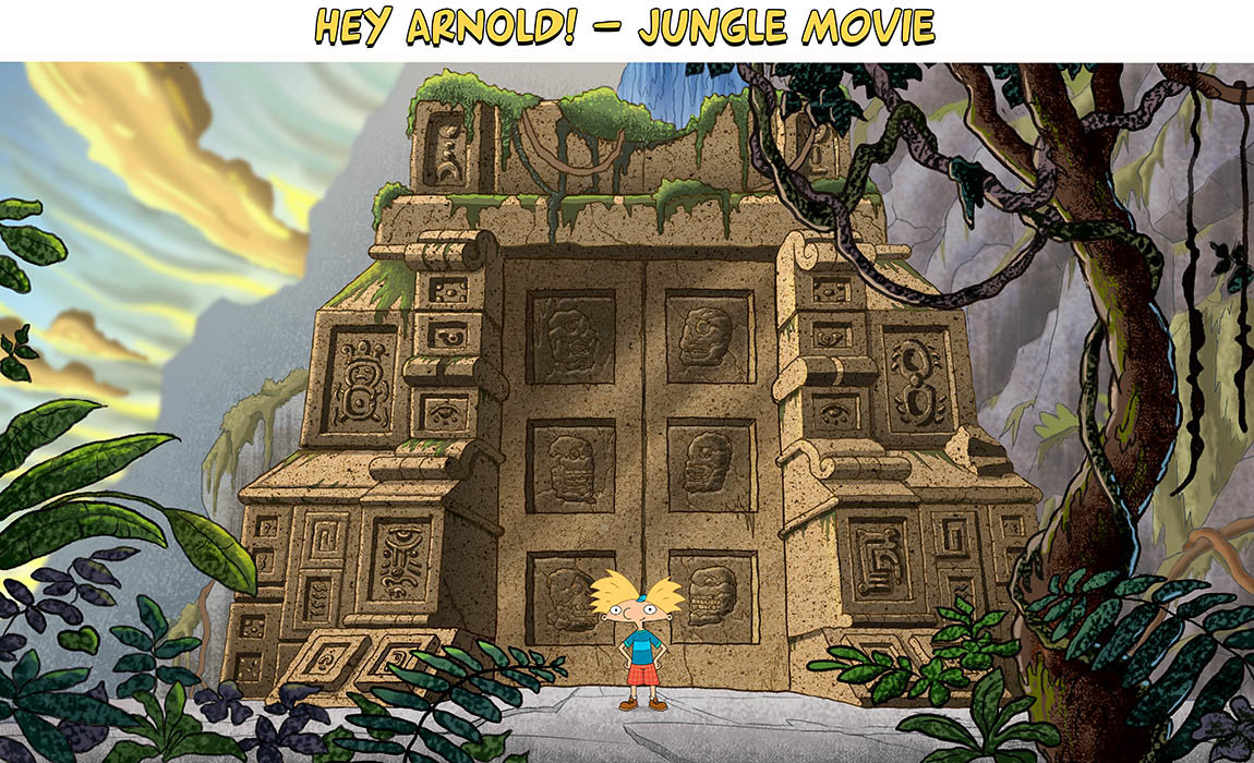 Background Painting for Animation by DOUG APPLETON at