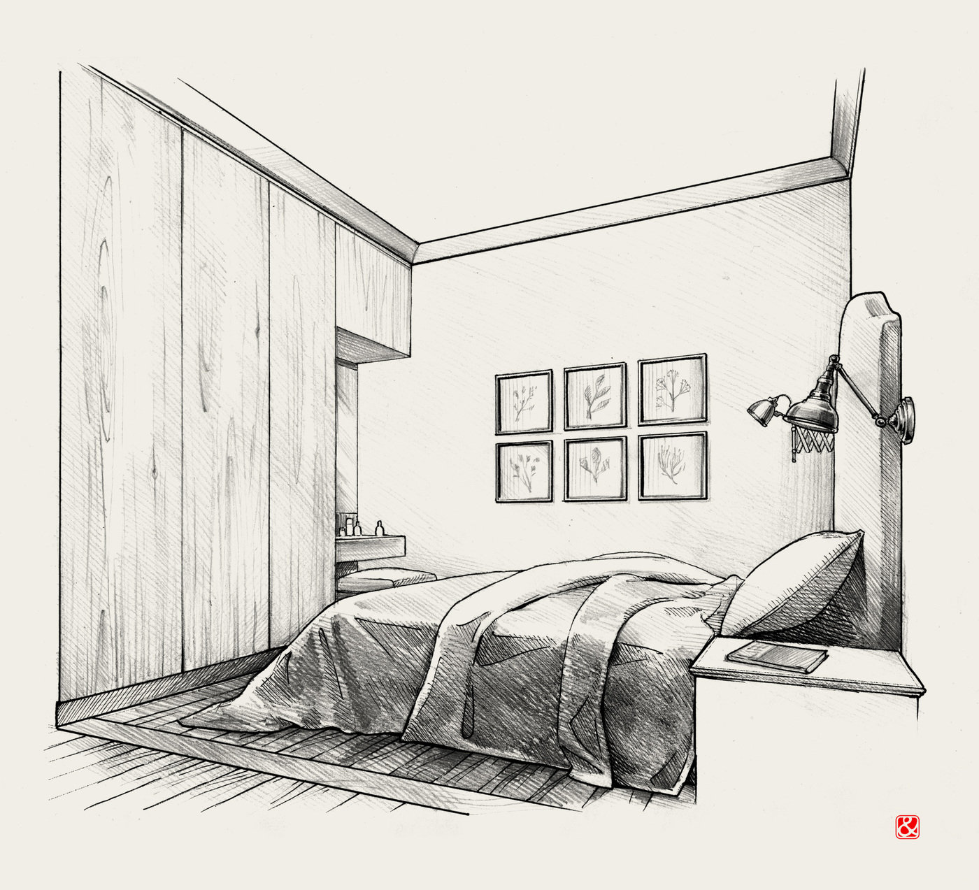 Interior illustrations. Apartments by Andrii Bondarenko at Coroflot.com