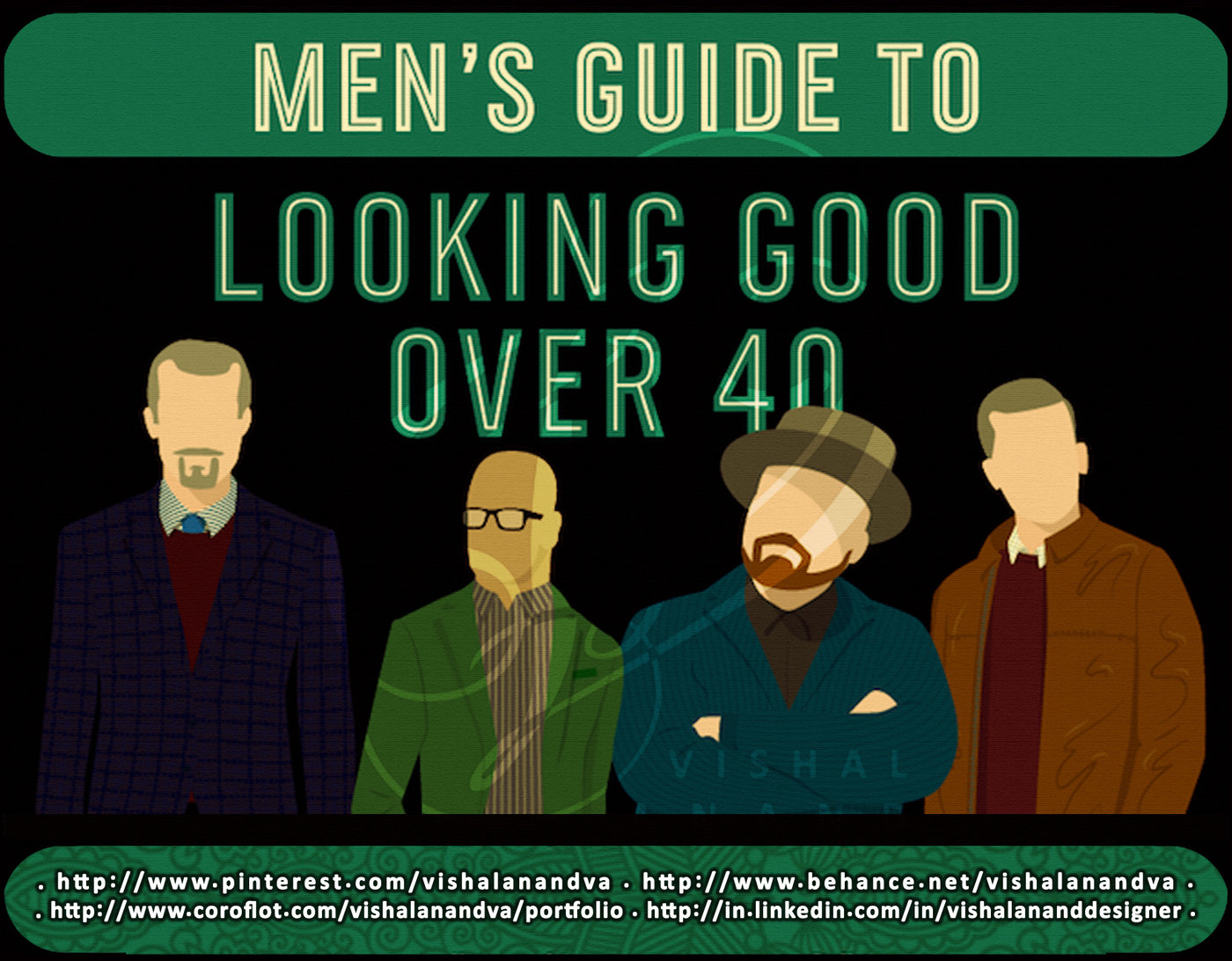 MEN’S GUIDE TO LOOKING GOOD OVER 40 by Vishal Anand at Coroflot.com