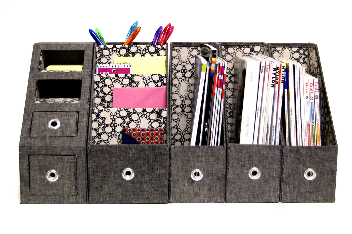 Linen Desk Accessories by Allison Adderton at