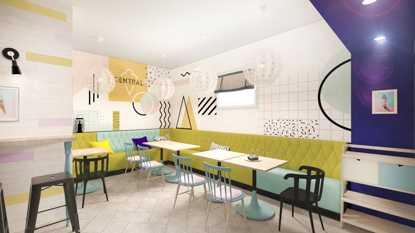 Central Bar&Gelato by Mimi Farkova, Atelier360degree at