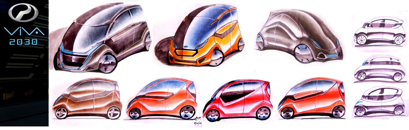 Perodua Viva 2030 Urban Concept by Khairul Anwar Tumingan 