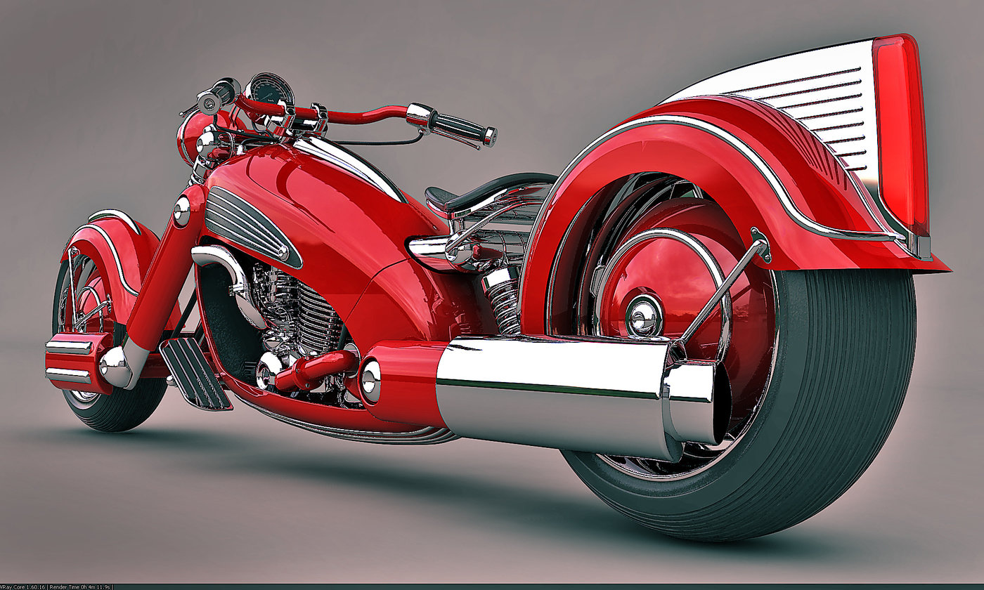 vintage electric chopper bike