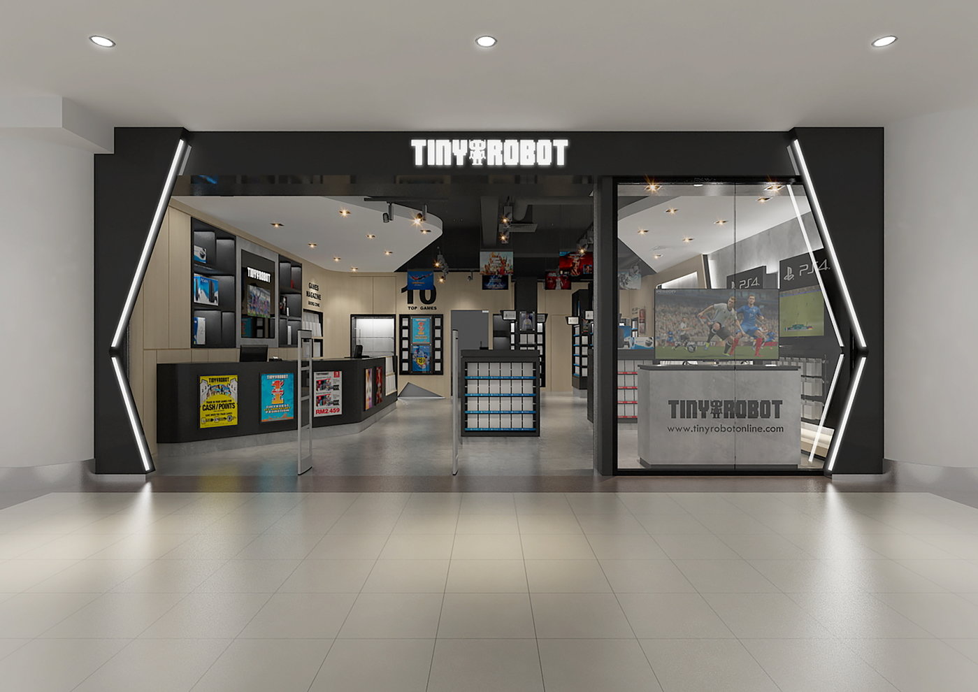 Tinyrobot Retail Shop Suria Sabah By Kevin Liew Kim Ming At Coroflot Com