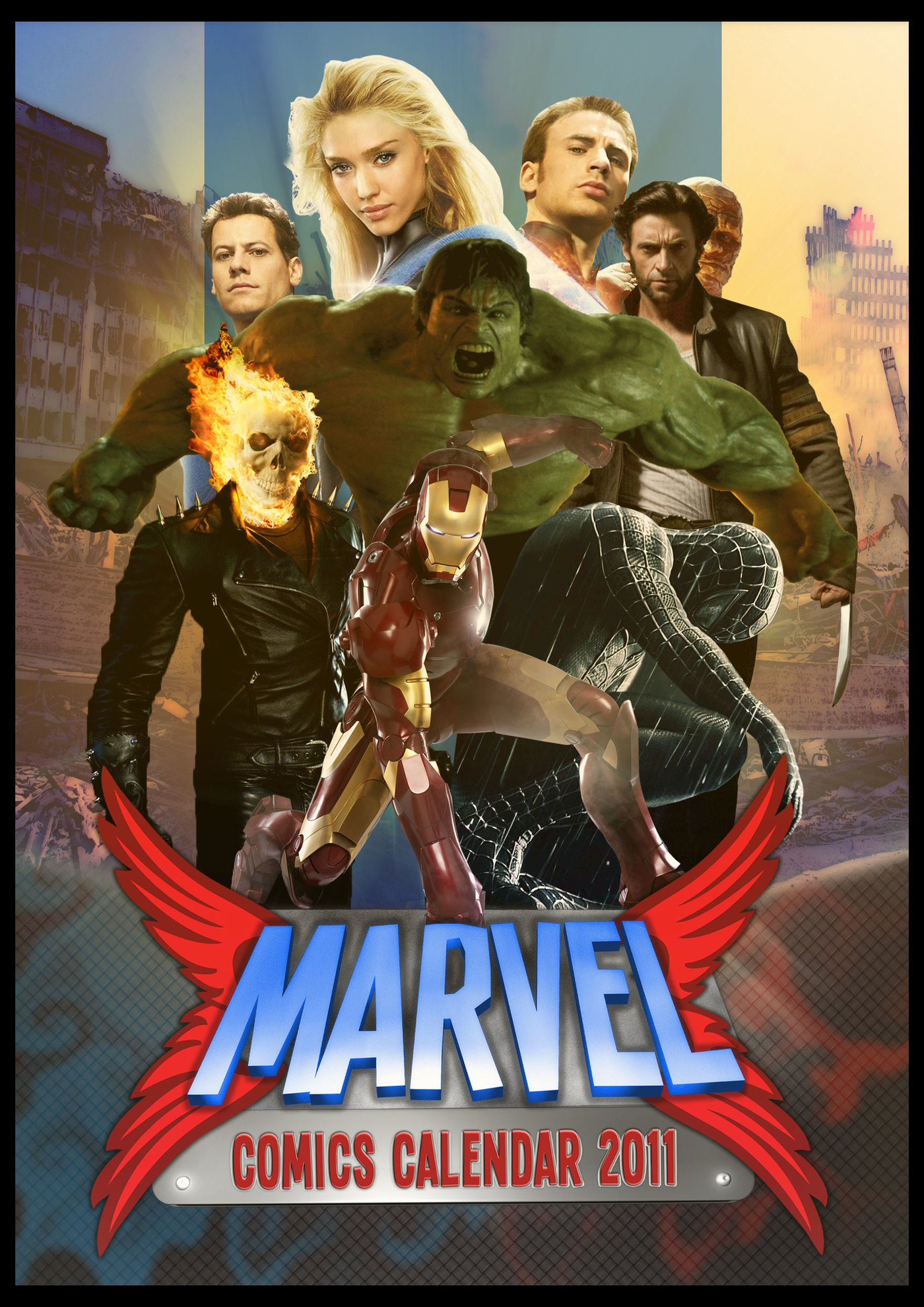 Marvel Comics Calender by Jahanger Khan at Coroflot.com