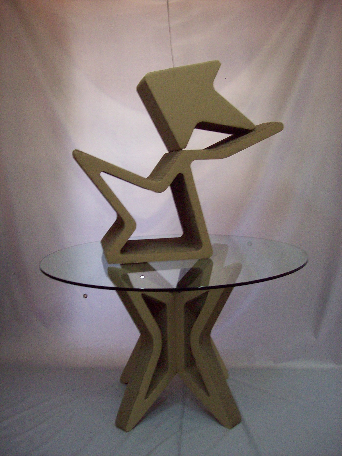 Cardboard furniture by Konstantin Achkov at