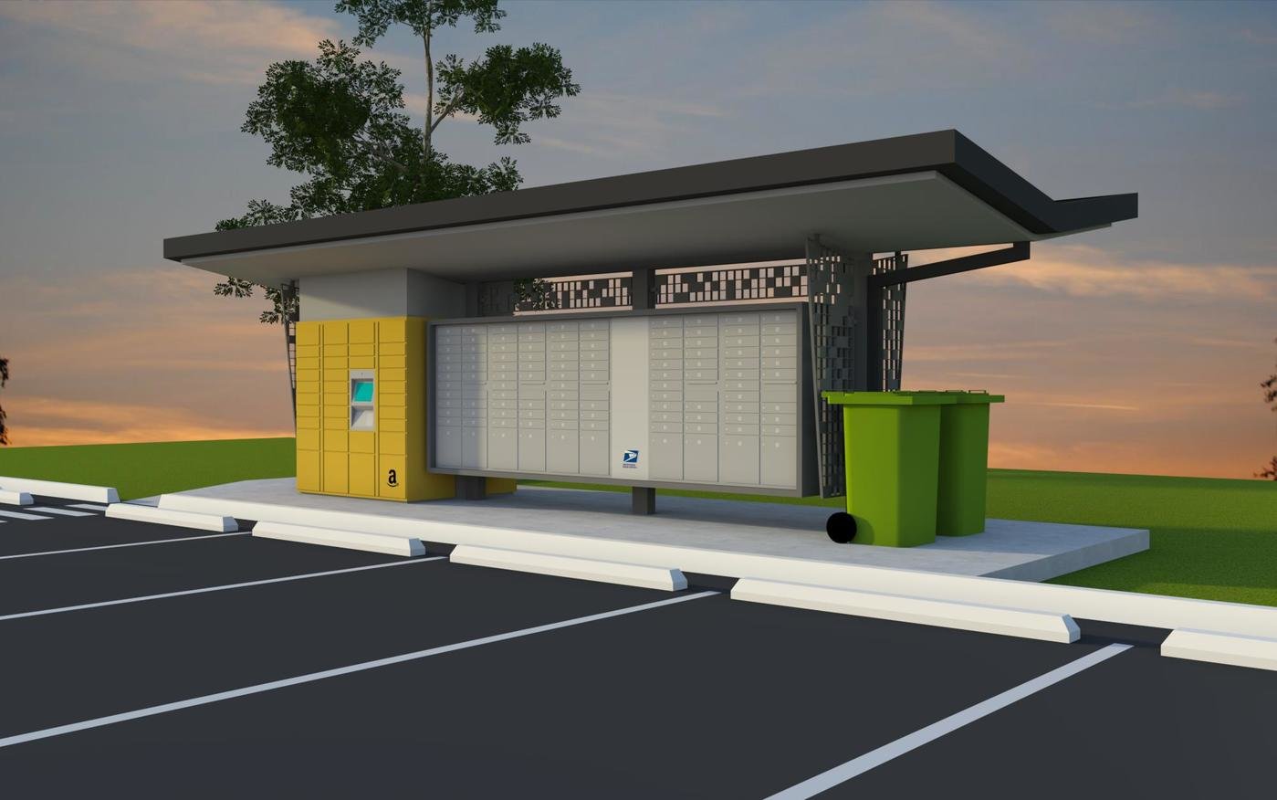 Mailbox Kiosk by Vinh Nguyen at