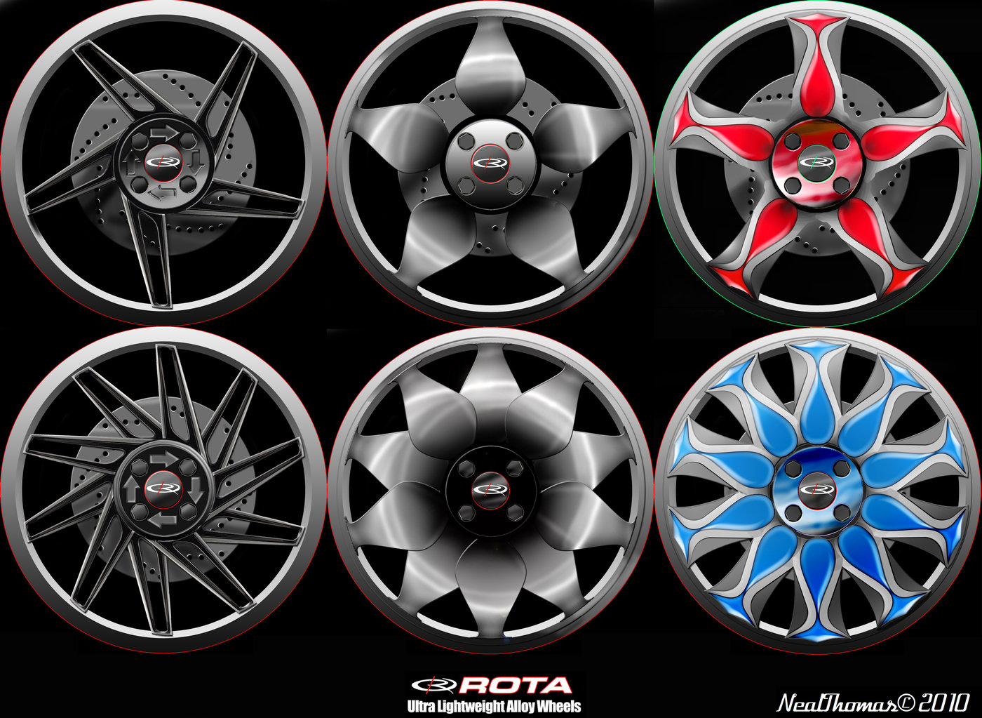 Rota Alloy Wheel Design by Neal Thomas at