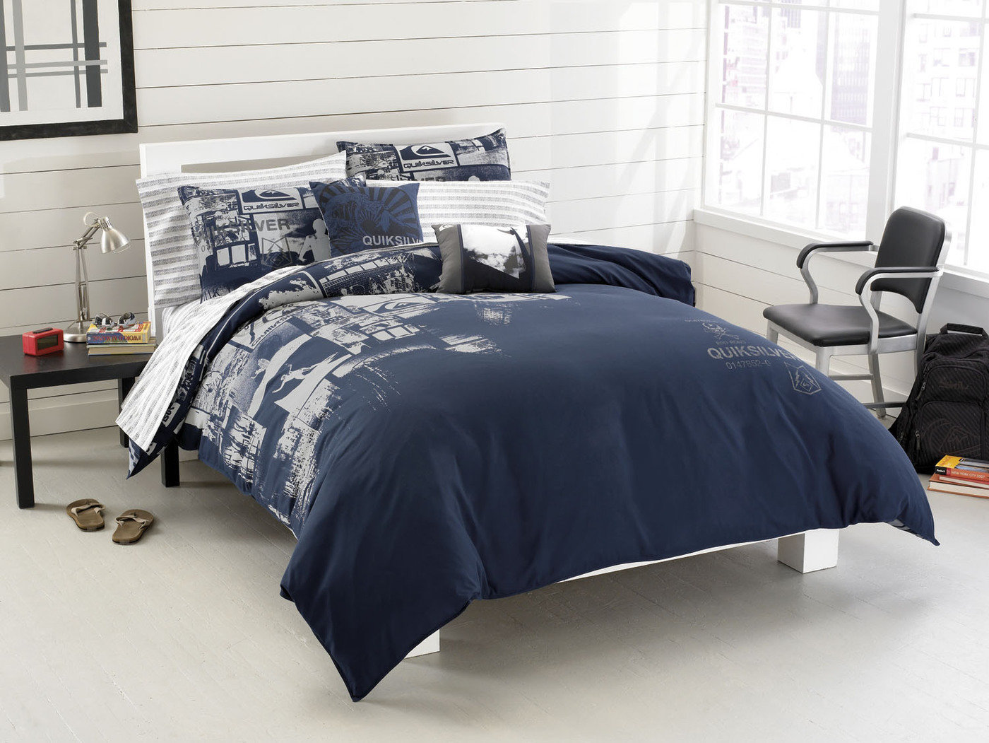 Quiksilver bedding by Tracy Garay at