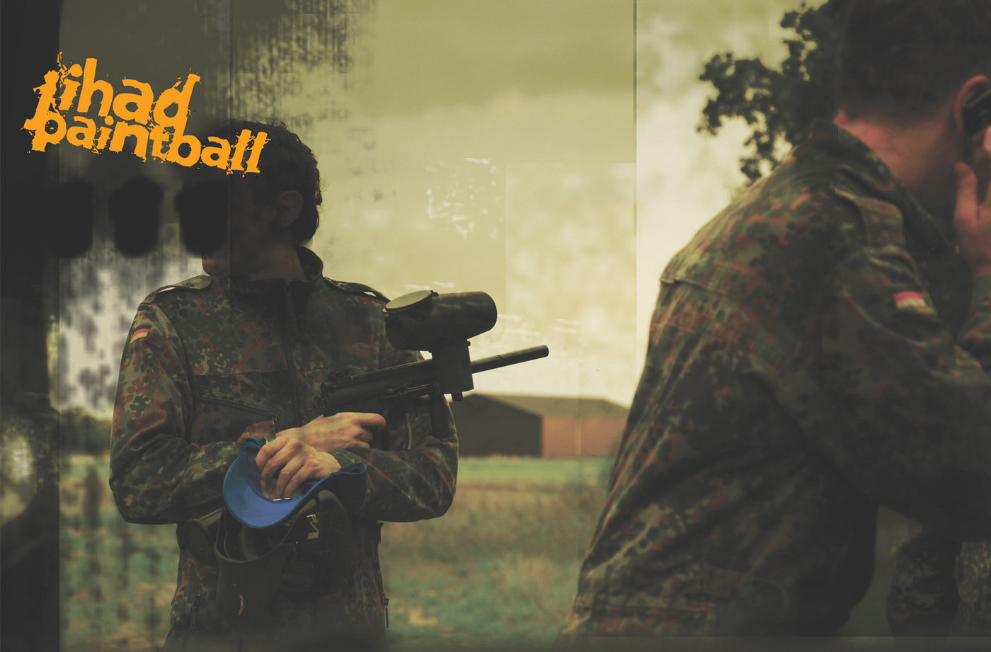 An upload by Magda R on Coroflot to the project Jihad Paintball