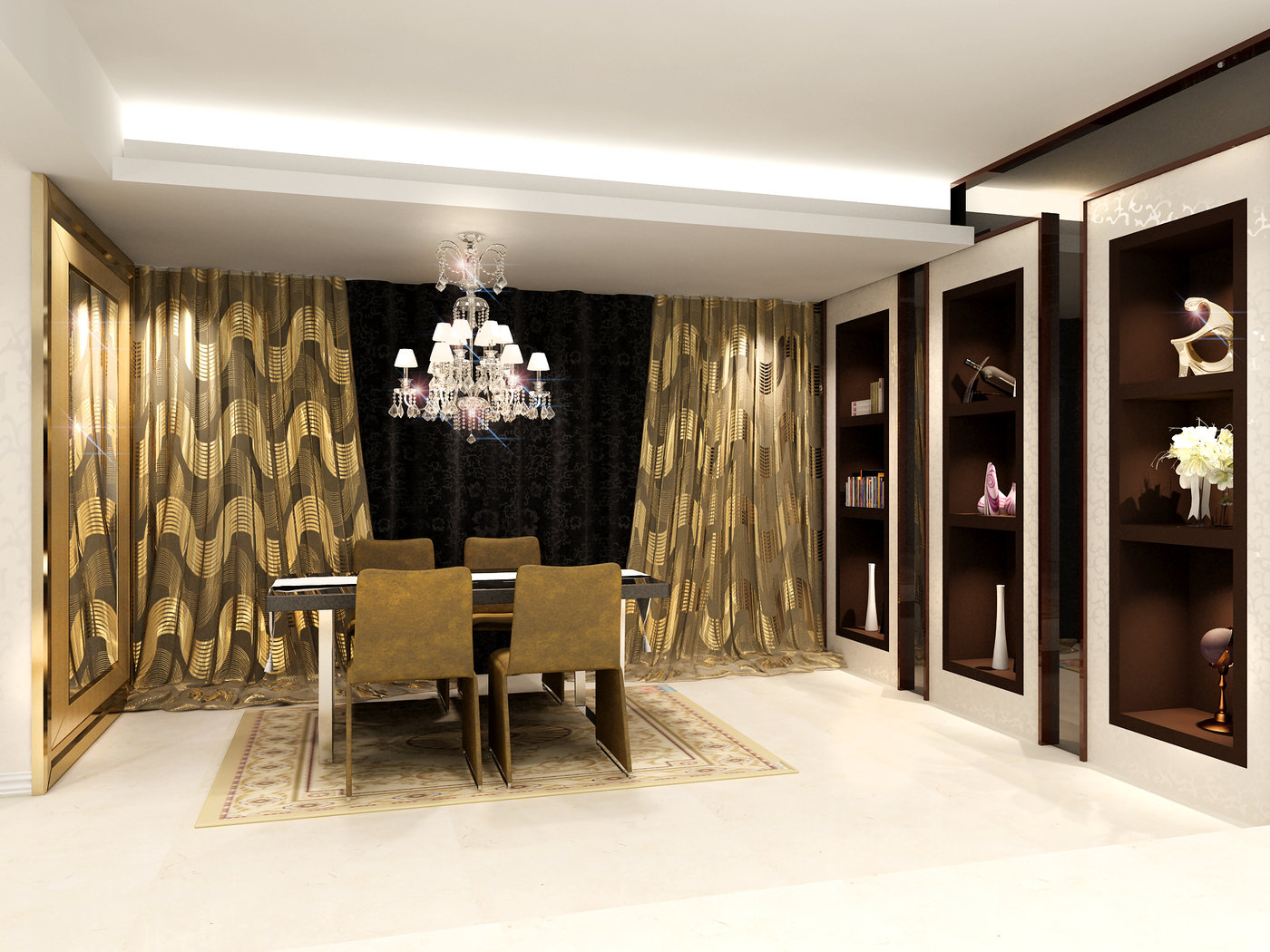 Interior design by Jin Xing at Coroflot.com
