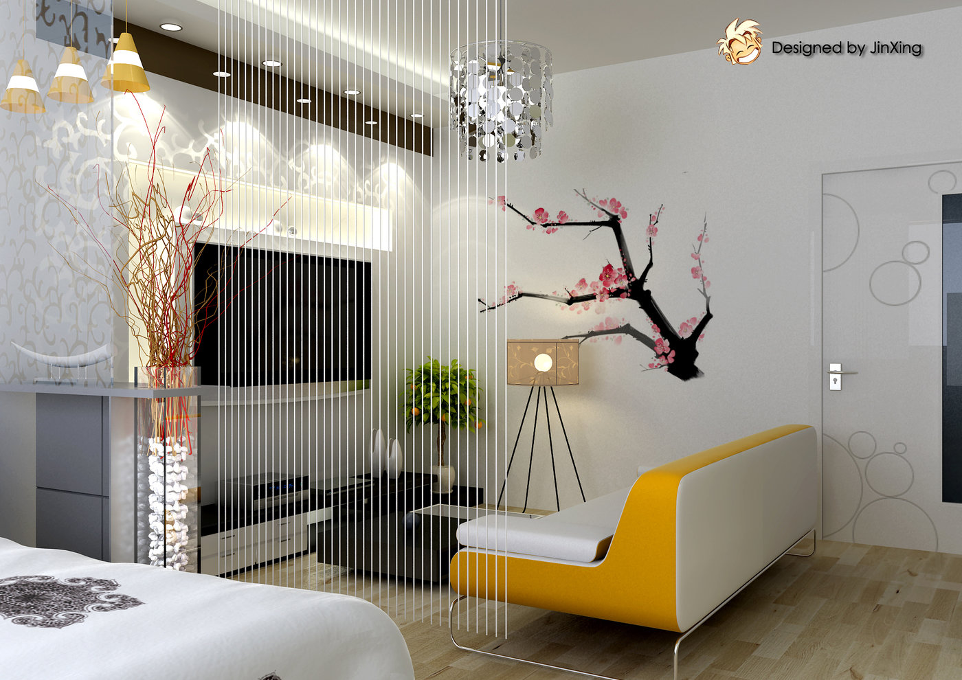 Interior design by Jin Xing at Coroflot.com