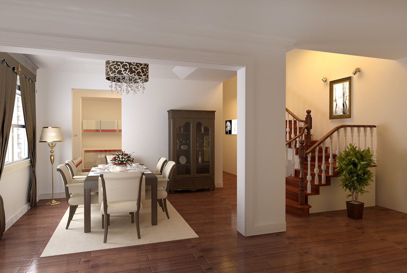 Interior design by Jin Xing at Coroflot.com