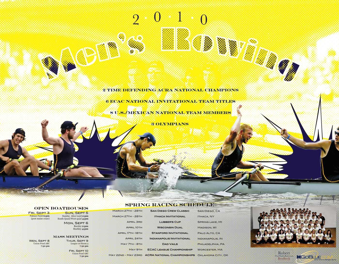 Mens Rowing Posters by William J. Makowski at